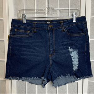 🆕 Mark. Dark Denim Distressed Shorts ~ 12